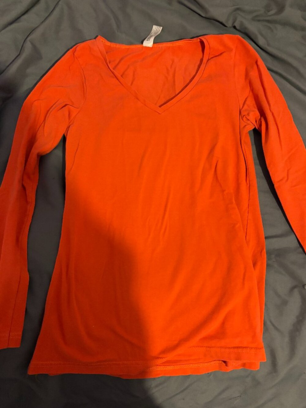 Orange long sleeve Tamnoon size 2 shirt